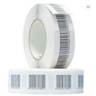 Supermarket Jewelry Anti Shoplifting Label / Eas Soft Label With Dr + Barcode Printing