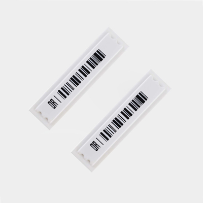 58KHz Round PVC Anti Theft Label With DR Barcode For Container Protection